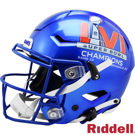 Rams Super Bowl 56 Champions Helmet - Authentic