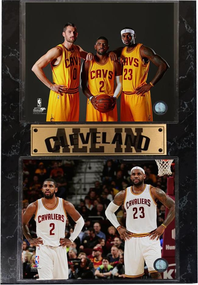 13x20 Stat Plaque - Cleveland Cavaliers ALL IN
