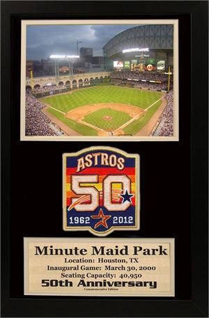 12x18 Patch Frame - Houston Astros "50th Anniversary"