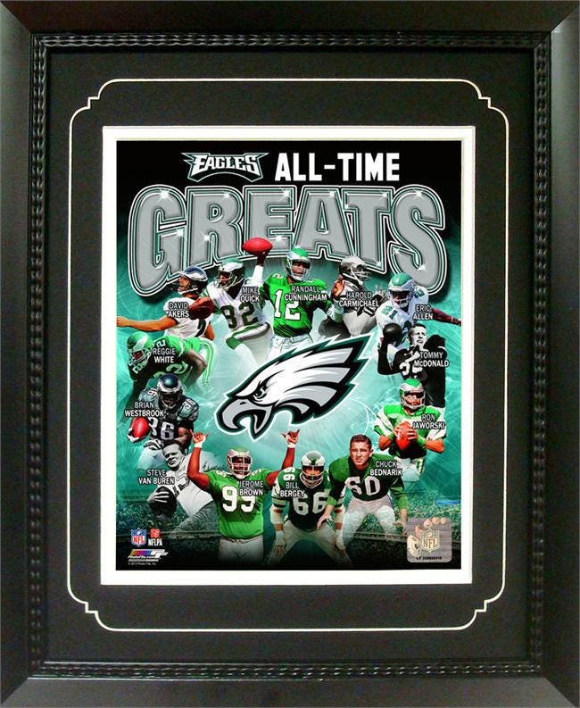 11X14 Deluxe Frame - Philadelphia Eagles Greats