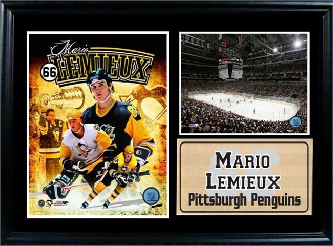 12x18 Photo Stat Frame - Mario Lemieux Pittsburgh Penguins