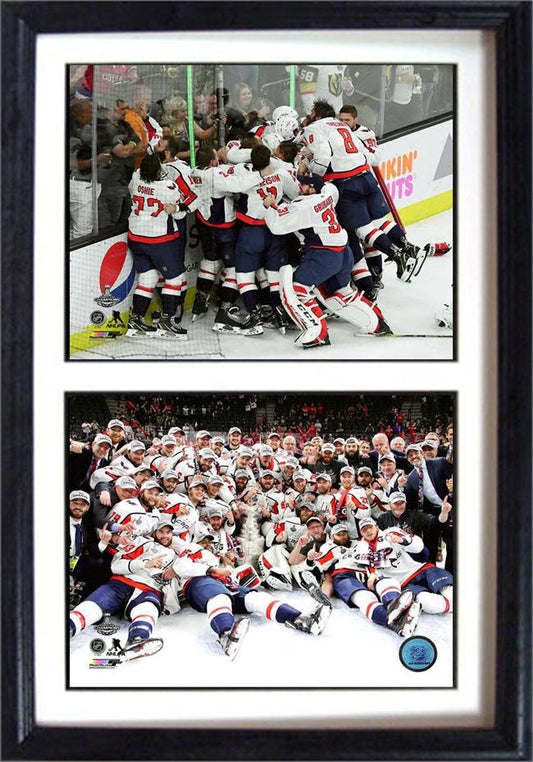 Washington Capitals 2018 Champions Celebration 12x18 Double Photo Frame