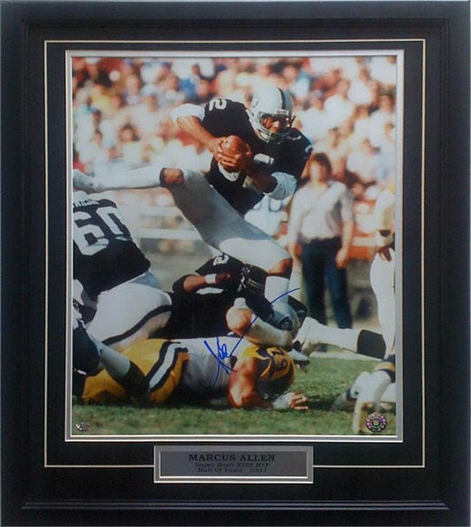 20x24 Autographed Frame - Marcus Allen Oakland Raiders