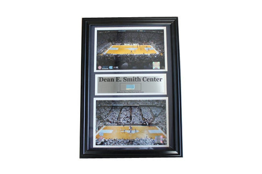 12x18 Game Used Frame - Univ of North Carolina