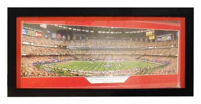 15x35 Panoramic Frame - 2010 BCS National Championship "Alabama vs Texas"