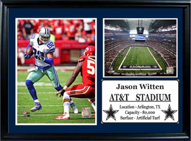 12x18 Photo Stat Frame - Jason Witten Dallas Cowboys