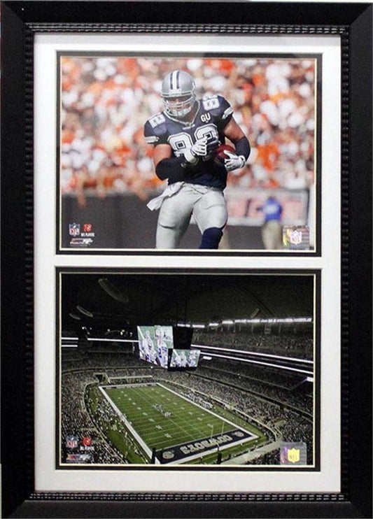 12x18 Double Frame - Jason Witten Cowboys Stadium