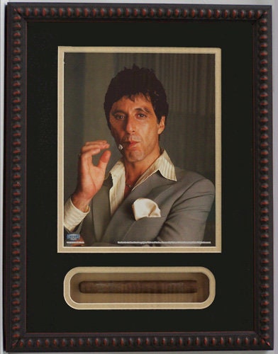 14x18 Shadowbox - Scarface w/ Cigar