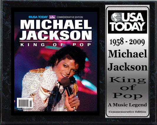 12x15 Stat Plaque - King Of POP