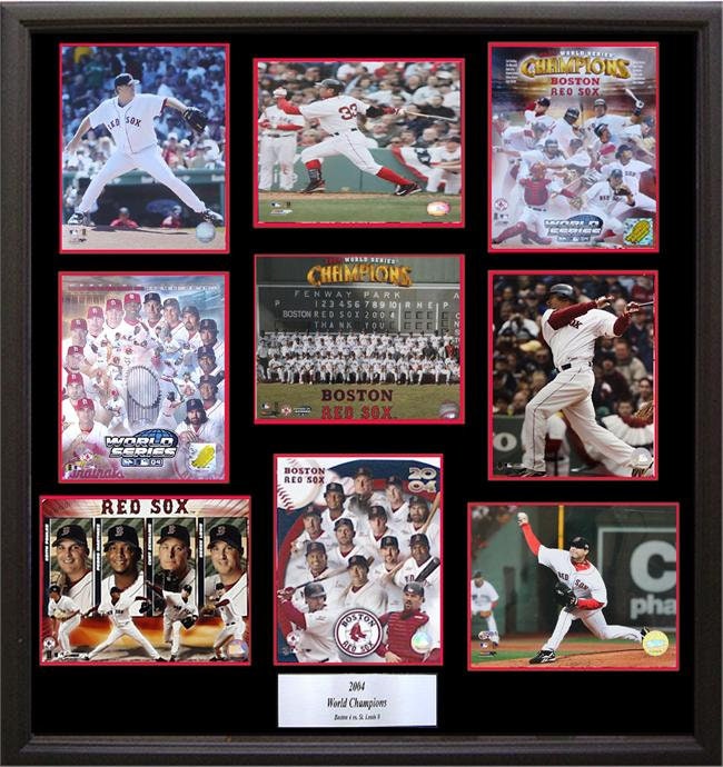30x34 9 Photo Collage - Boston Red Sox Champions