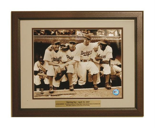 11x14 Deluxe Frame - Jackie Robinson First Game