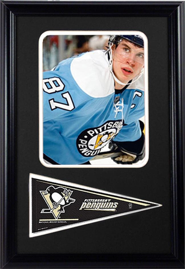 12x18 Pennant Frame - Sidney Crosby Pittsburgh Penguins