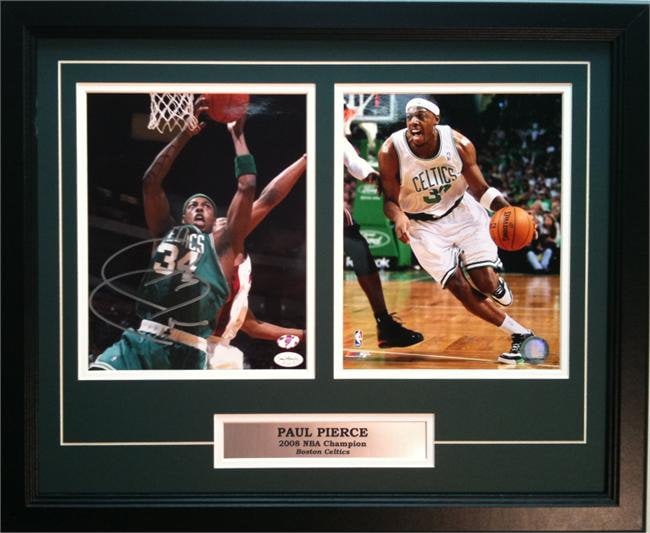 12x18 Autographed Frame - Paul Pierce Boston Celtics