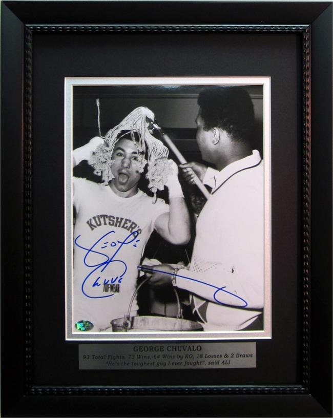 11x14 Autographed Frame - George Chuvalo