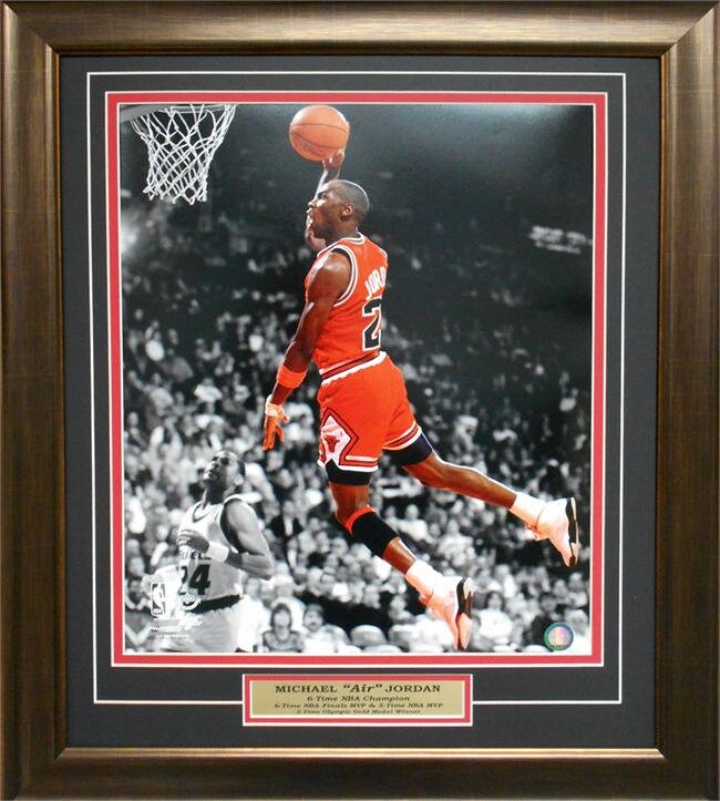 20x24 Custom Frame - Michael Jordan Chicago Bulls