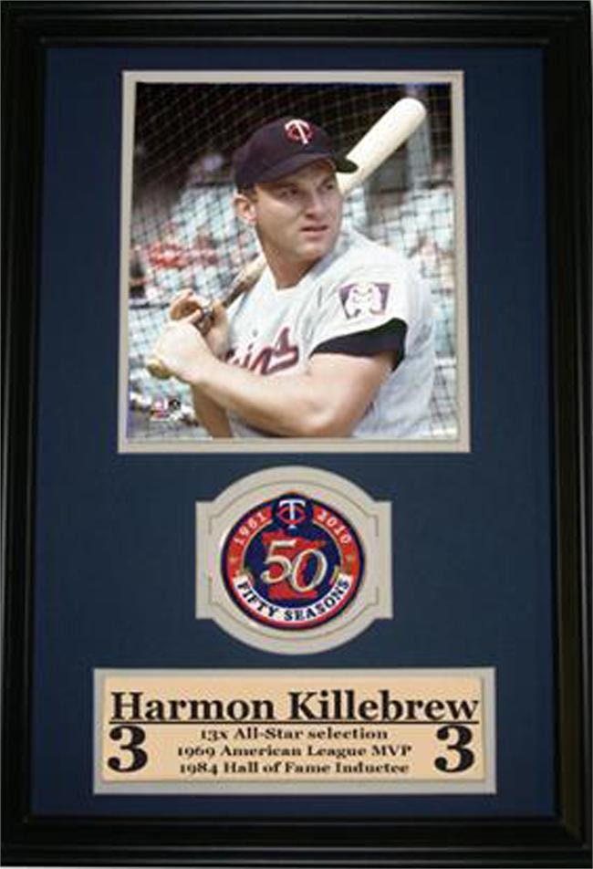 12x18 Patch Frame - Harmon Killebrew Minnesota Twins