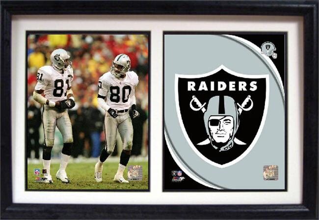 12x18 Double Frame - Oakland Raiders Dynamic Duo