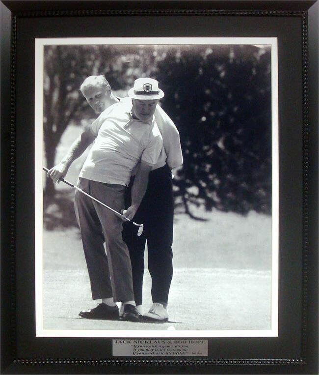 20x24 Deluxe Frame - Jack Nicklaus, Bob Hope