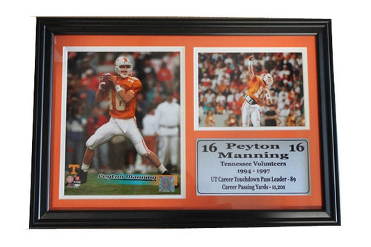 12x18 Photo Stat Frame - Peyton Manning Univ of Tennessee