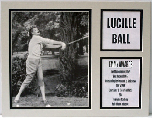 Lucille Ball 8" x 10" Photograph in a 11" x 14" Matted Photograph Frame