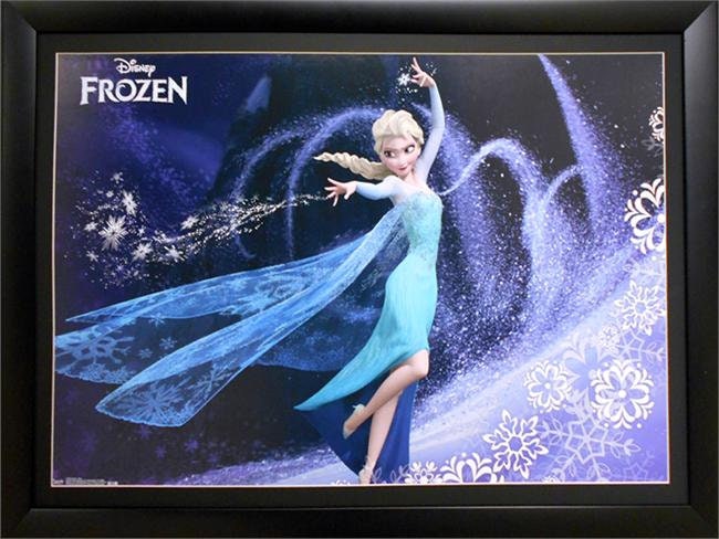 Disney 'Frozen Princess' Framed Poster