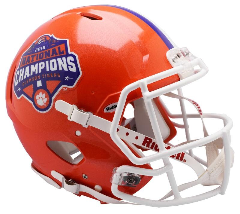 Clemson National Championship CFP Speed Authentic Helmet by Riddell