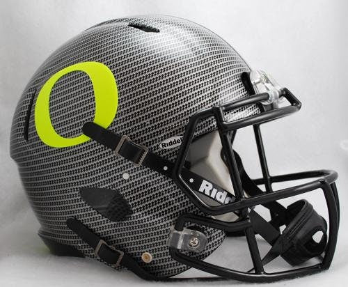 Oregon Ducks Carbon Fiber Speed HydroFX Helmet by Riddell