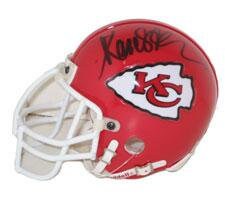 Marcus Allen Autographed Authentic Mini Helmet Kansas City Chiefs by Riddell