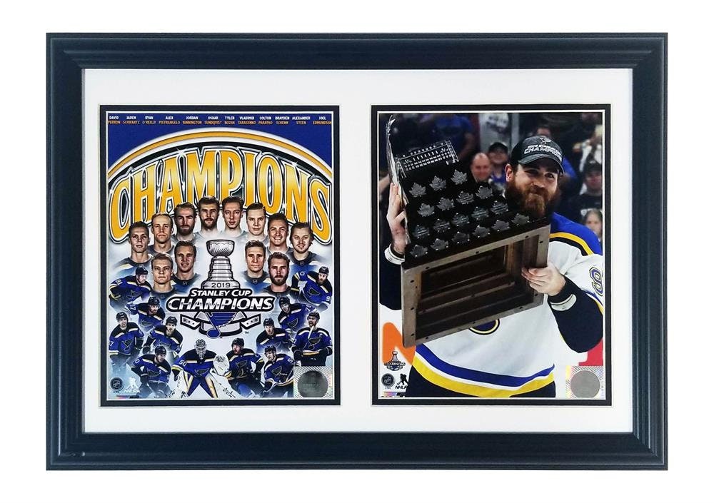 Ryan O'Reilly St. Louis Blues 2019 Stanley Cup Champions Framed 16 x 20 Conn Smythe MVP Collage with A Piece of Game-Used Net from The Final 