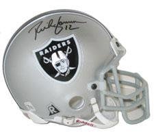 Rich Gannon Autographed Oakland Raiders Authentic Mini Helmets by Riddell