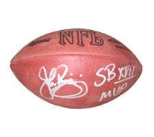 John Riggins Autographed Official Rozelle NFL Football signed "SB17 MVP"