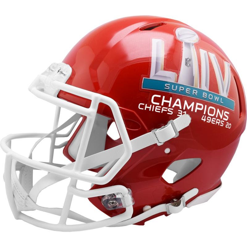 Chiefs Super Bowl 54 Champions Helmet - Replica Speed Helmet