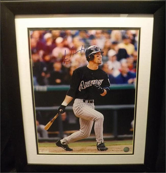 20x24 Autographed Frame - Luis Gonzalez Arizona Diamondbacks