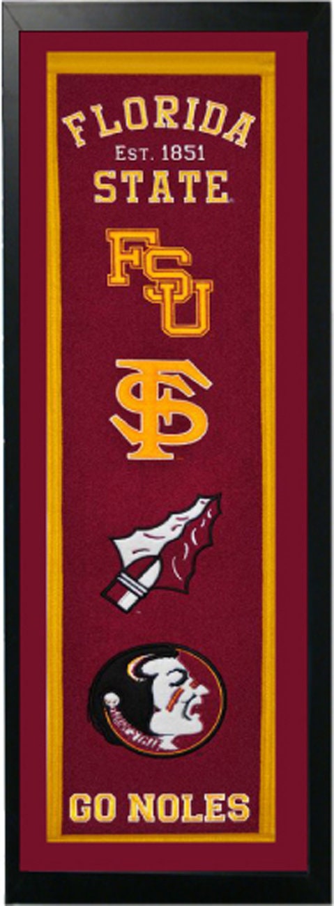 Florida State Logo History Felt Banner 14 x 37