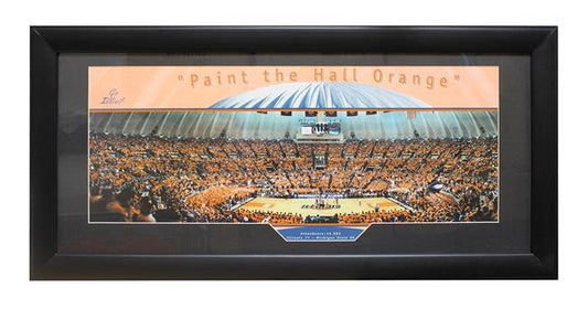 15x35 Panoramic Frame - University Of Illinois "Paint the Hall Orange"