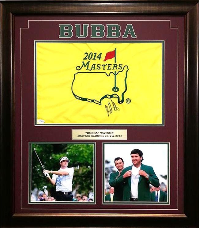 20x24 - Bubba Watson Autographed Frame JSA Certificate