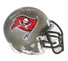 Shaun King Autographed Tampa Bay Buccaneers Authentic Mini Helmet by Riddell