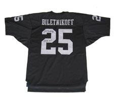 Fred Biletnikoff Autographed Authentic Oakland Raiders Old Style Black Jersey signed "SB XI MVP"