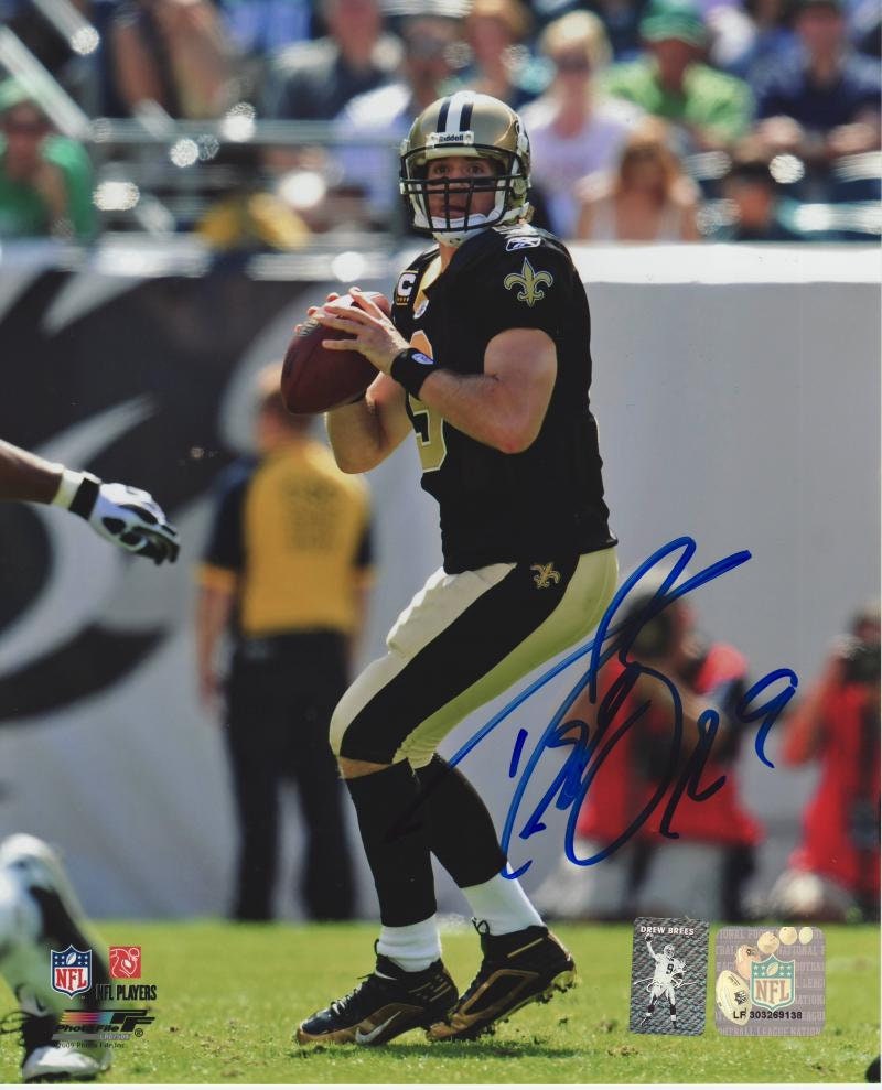 Drew Brees New Orleans Saints 8x10 #315 Autographed Photo