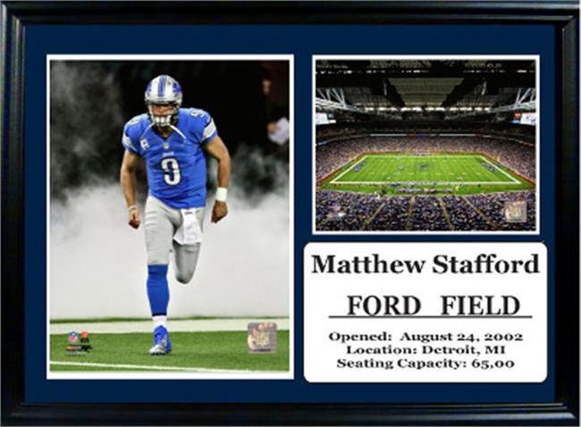 12x18 Photo Stat Frame - Matthew Stafford Detroit Lions