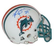 Ricky Williams Autographed Miami Dolphins Authentic Mini Helmet by Riddell