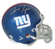 Ron Dayne Autographed New York Giants Authentic Mini Helmet by Riddell