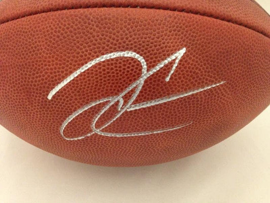 Derek Carr Autographed Football - Goodell NFL Game