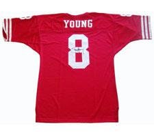 Steve Young Autographed Jersey Authentic San Francisco 49ers Red
