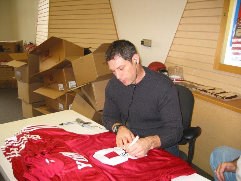 Steve Young Autographed Jersey Authentic San Francisco 49ers Red