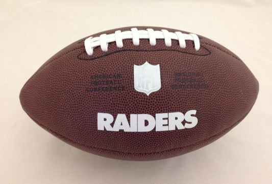 Raiders Team Logo Composite NFL Football by Wilson