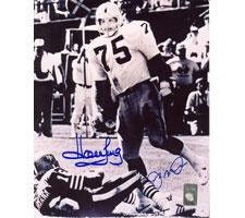 Howie Long's First Sack was on Joe Montana 8x10 #234 Autographed Photo