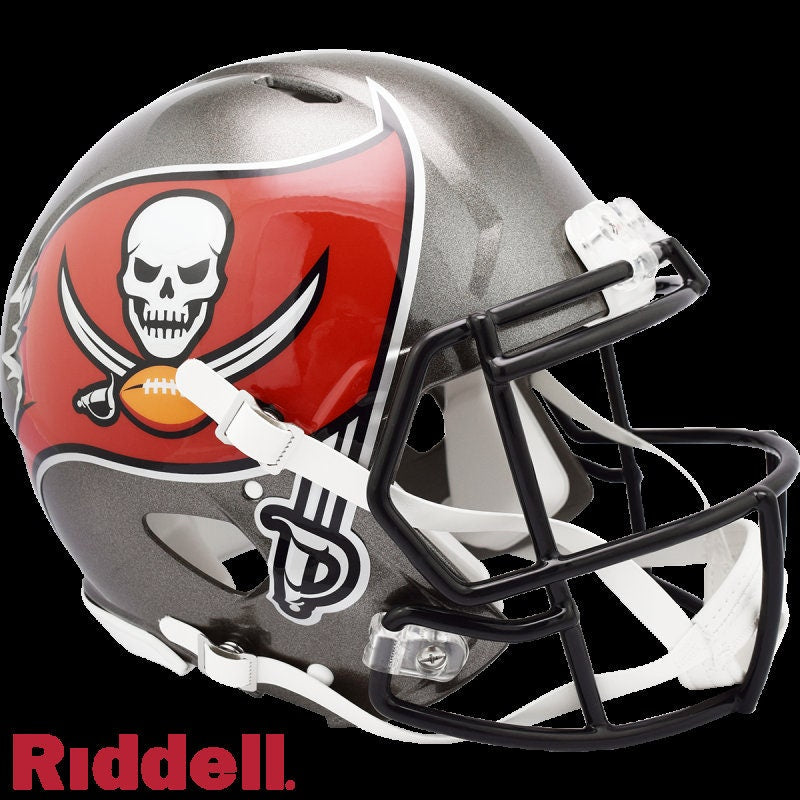 Super Bowl 55 Champions Buccaneers Speed Authentic Helmet by Riddell