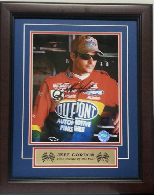 12x18 Autographed Frame - Jeff Gordon