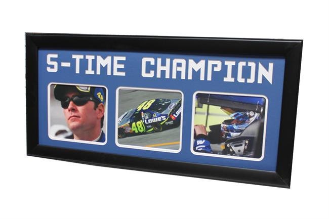 15x35 Three Photo Frame - Jimmie Johnson